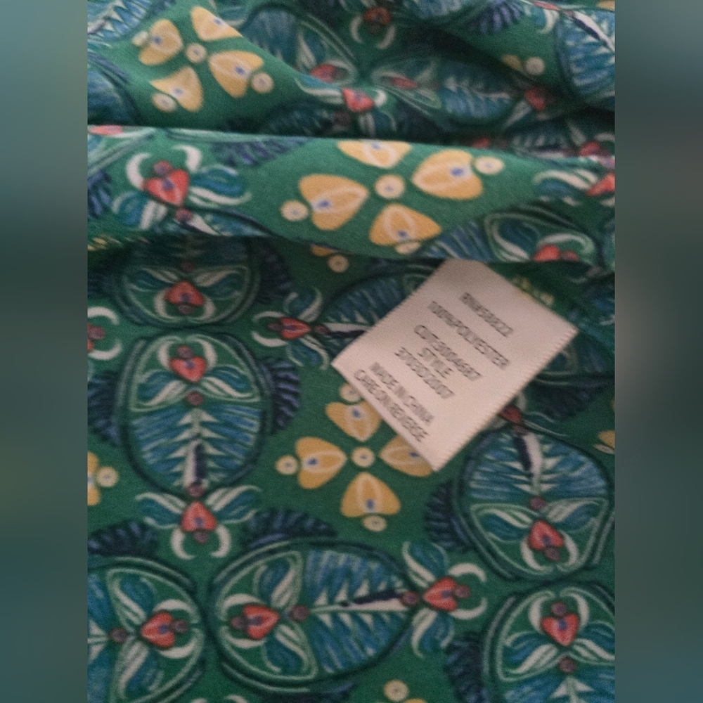 Maxstudio Floral Green Kimono Top - Picture 4 of 6